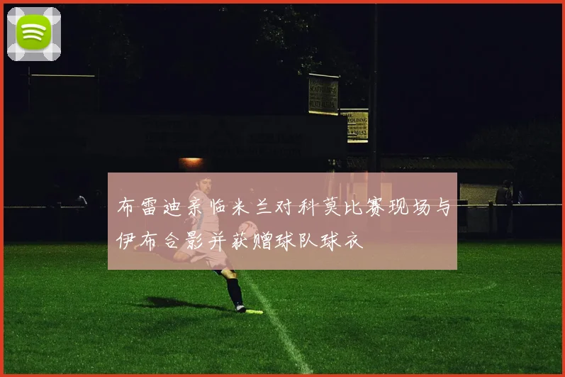 布雷迪亲临米兰对科莫比赛现场与伊布合影并获赠球队球衣